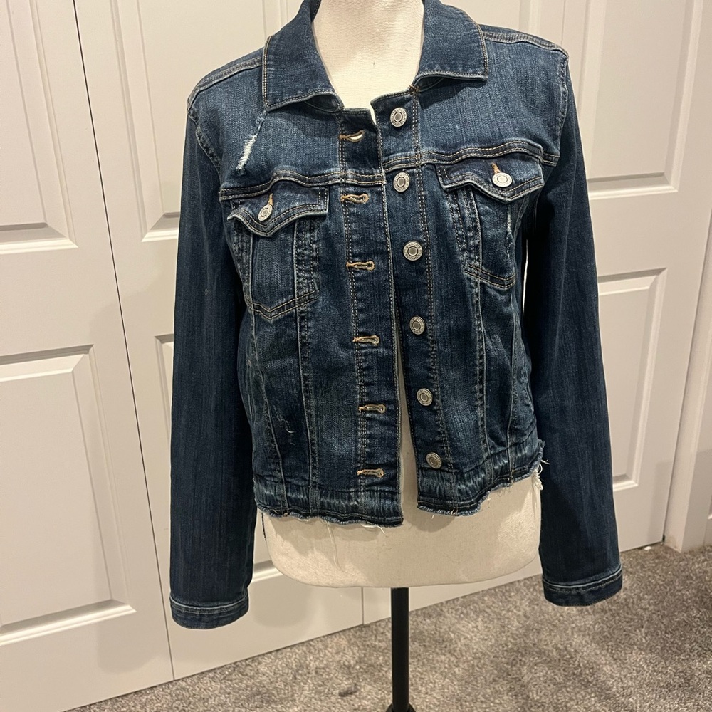 Maurices Dark Blue Jean Jacket